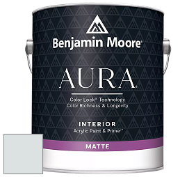 Benjamin Moore Aura 522 Interior Paint - Matte краска цвет 2127-70 Cascade White