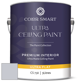 COLOR SMART CS 758 ULTRA CEILING PAINT ультраматовая краска цвет 2118-60 Misty Memories