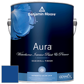 Benjamin Moore Aura 524 Waterborne Interior Eggshell Finish краска цвет RAL 5005 