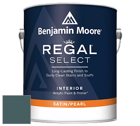Benjamin Moore 550 Regal Select Waterborne Interior Pearl Finish краска цвет 679 Olympus Green