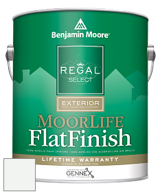 Benjamin Moore W105 Regal Select Exterior Paint-MoorLife Flat Finish краска цвет OC-68 Distant Gray