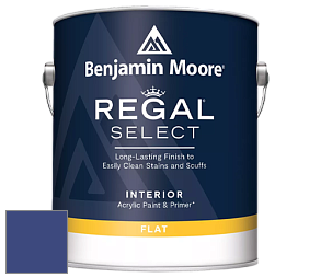 Benjamin Moore 547 Regal Select Waterborne Interior Flat Finish краска цвет NCS S 4550-R70B 