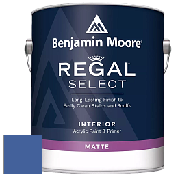 Benjamin Moore 548 IRegal Select Interior Paint - Matte краска цвет 2067-30 Twilight Blue