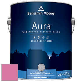 Benjamin Moore Aura 632 Waterborne Exterior Semi-Gloss Finish краска цвет 2086-40 Deep Carnation
