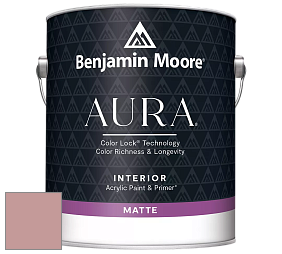 Benjamin Moore Aura 522 Interior Paint - Matte краска цвет 2092-50 Titanic Rose