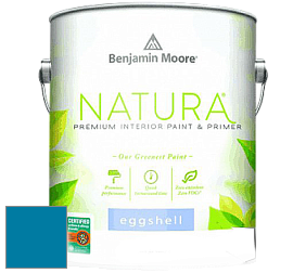 Benjamin Moore 513 Natura Interior Eggshell Finish краска с блеском цвет 2060-30 Seaport Blue