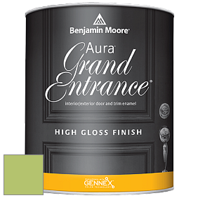 Benjamin Moore Aura 148 Grand Entrance High Gloss эмаль цвет 2029-40 Stem Green