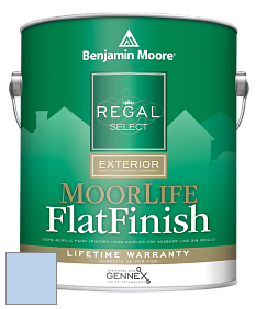 Benjamin Moore W105 Regal Select Exterior Paint-MoorLife Flat Finish краска цвет 2067-60 Windmill Wings