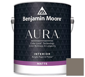Краска Benjamin Moore Aura Interior Paint - Matte (522) цвет 1546 Gargoyle