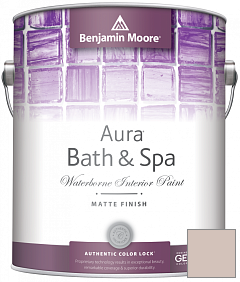 Краска Benjamin Moore Aura Bath & Spa Interior Paint Matte Finish (532) цвет 1010 Rose Dust