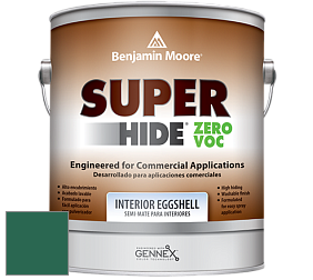 Benjamin Moore 357 Super Hide Zero Voc Interior Eggshell краска цвет 2045-10 Green Bay