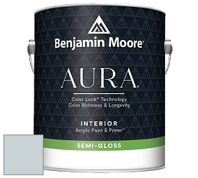 Benjamin Moore Aura 528 Waterborne Interior Semi-gloss Finish краска цвет NCS S 1505-B 