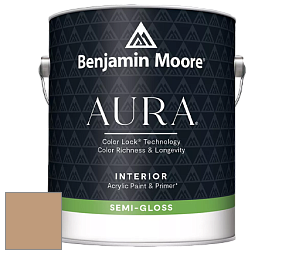 Benjamin Moore Aura 528 Waterborne Interior Semi-gloss Finish краска цвет NCS S 3020-Y30R 