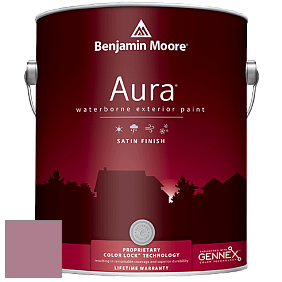 Benjamin Moore Aura 631 Waterborne Exterior Satin Finish краска цвет 2082-40 Rosewood