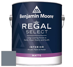 Benjamin Moore 548 IRegal Select Interior Paint - Matte краска цвет 2130-40 Black Pepper