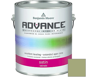 Краска Benjamin Moore 792. Advance Interior Paint-Satin эмаль цвет 432 Grenada Green