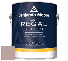 Benjamin Moore 547 Regal Select Waterborne Interior Flat Finish краска цвет 1243 Monet