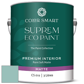 COLOR SMART CS 619 SUPREM ECO PAINT матовая краска цвет NCS S 2020-B60G 