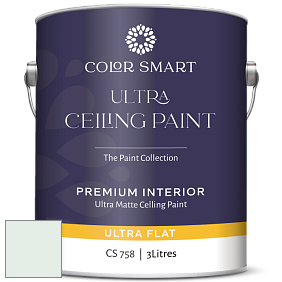 COLOR SMART CS 758 ULTRA CEILING PAINT ультраматовая краска цвет 845 Emerald Vapor