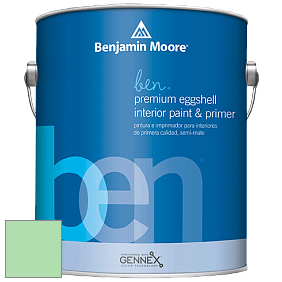 Benjamin Moore Ben W626 Premium Interior Latex Eggshell краска цвет 2033-50 Bud Green