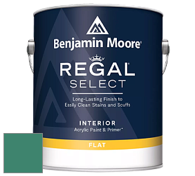 Benjamin Moore 547 Regal Select Waterborne Interior Flat Finish краска цвет NCS S 4040-B90G 