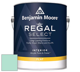 Benjamin Moore 547 Regal Select Waterborne Interior Flat Finish краска цвет 604 Biscayne Shore