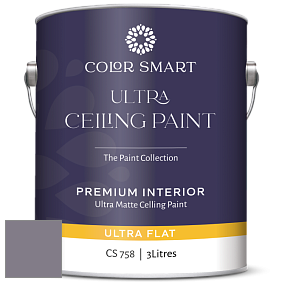 COLOR SMART CS 758 ULTRA CEILING PAINT ультраматовая краска цвет NCS S 5010-R50B 