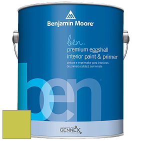 Benjamin Moore Ben W626 Premium Interior Latex Eggshell краска цвет NCS S 1060-G60Y 