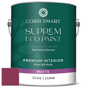 COLOR SMART CS 619 SUPREM ECO PAINT матовая краска цвет 2077-10 Magenta
