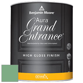 Benjamin Moore Aura 148 Grand Entrance High Gloss эмаль цвет 2035-40 Stokes Forest Green