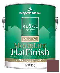 Краска Regal Select Exterior Paint-MoorLife Flat Finish (W105) цвет 2082-10 Chestnut