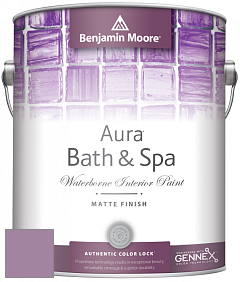 Benjamin Moore Aura 532 Bath & Spa Waterborne Interior Paint Matte Finish краска цвет NCS S 3030-R40B 