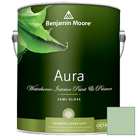 Краска Aura Waterborne Interior Semi-gloss Finish (528) цвет 563 Douglas Fern