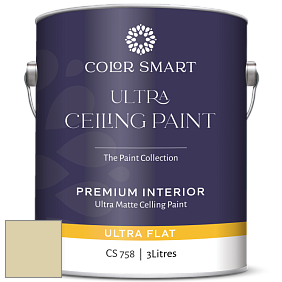 COLOR SMART CS 758 ULTRA CEILING PAINT ультраматовая краска цвет 2149-50 Mellowed Ivory