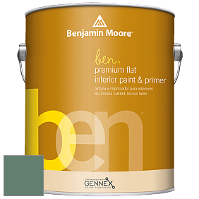 Benjamin Moore Ben W625 Premium Interior Latex Flat краска цвет NCS S 5020-G 