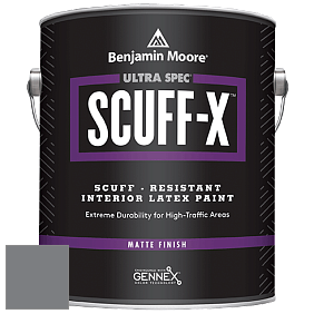 Benjamin Moore 484 Ultra Spec SCUFF-X Interior Matte Finish краска цвет 2121-20 Steel Wool