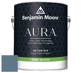 Benjamin Moore Aura 528 Waterborne Interior Semi-gloss Finish краска цвет NCS S 5020-R90B 