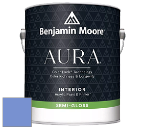 Benjamin Moore Aura 528 Waterborne Interior Semi-gloss Finish краска цвет NCS S 1555-R70B 
