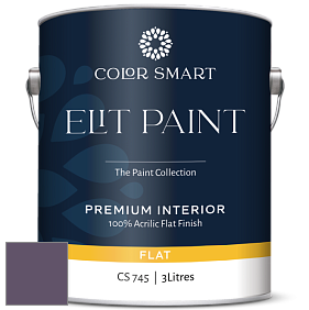 COLOR SMART CS 745 ELIT PAINT глубокоматовая моющаяся краска цвет 2072-30 Purple Lotus