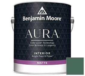 Краска Benjamin Moore Aura Interior Paint - Matte (522) цвет 2041-20 Fiddlehead Green