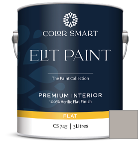 Краска COLOR SMART CS 745 ELIT PAINT глубокоматовая моющаяся краска цвет 2111-50 Stone Harbor