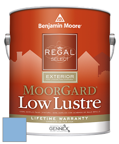 Benjamin Moore W103 Regal Select Exterior Paint-MoorGard Low Lustre Finish краска цвет 816 Aqua Marina