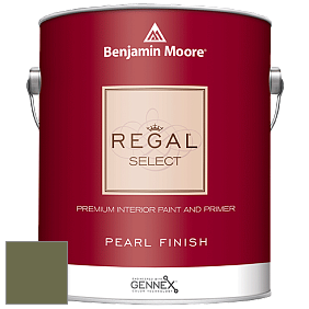 Benjamin Moore 550 Regal Select Waterborne Interior Pearl Finish краска цвет 2144-10 Guacamole
