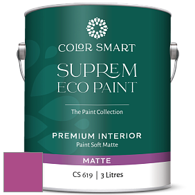 COLOR SMART CS 619 SUPREM ECO PAINT матовая краска цвет 2077-30 Hot Lips