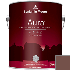 Краска Aura Waterborne Exterior Satin Finish (631) цвет 2102-20 Pumpernickel