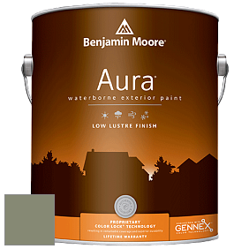 Benjamin Moore Aura 634 Waterborne Exterior Low Lustre Finish краска цвет AF-460 