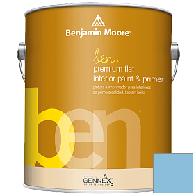 Краска Ben Premium Interior Latex Flat (W625) цвет 2063-50 Blue Marguerite