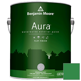 Краска Aura Waterborne Exterior Flat Finish (629) цвет 2037-20 Jade Green