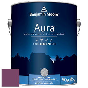 Benjamin Moore Aura 632 Waterborne Exterior Semi-Gloss Finish краска цвет 2075-20 Mulberry