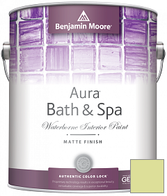 Краска Benjamin Moore Aura Bath & Spa Interior Paint Matte Finish (532) цвет 416 Tasty Apple